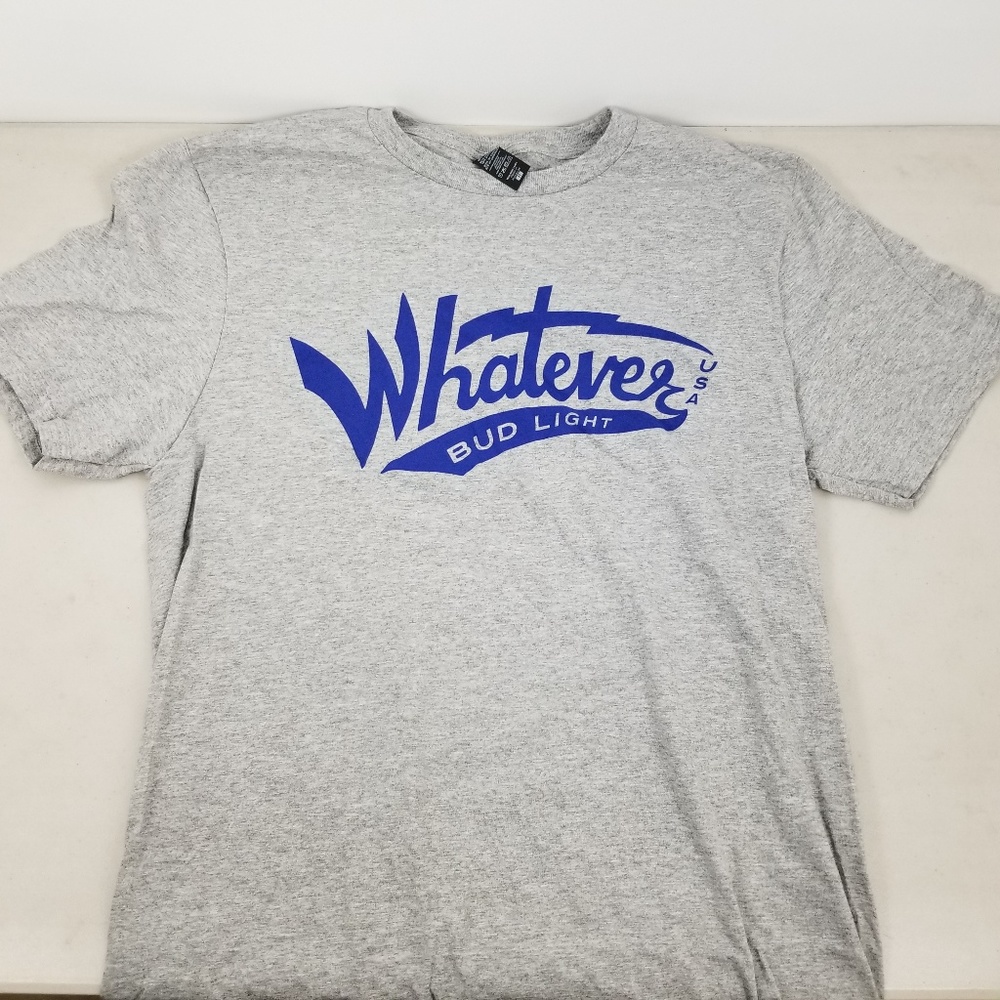 Budweiser Bud light Whatever  Varsity High T-Shirt